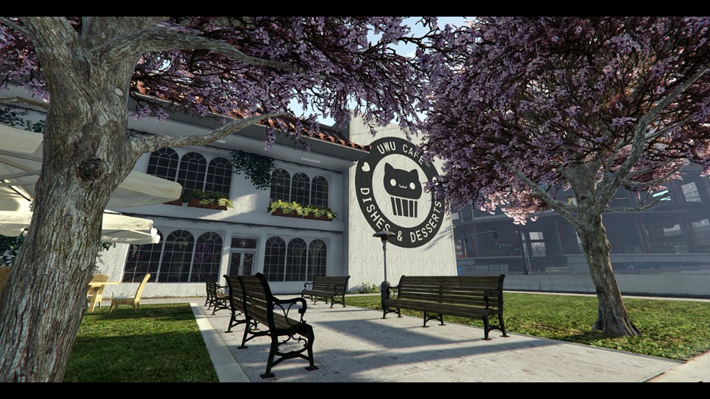 Uwu Cafe — fachada exterior del local